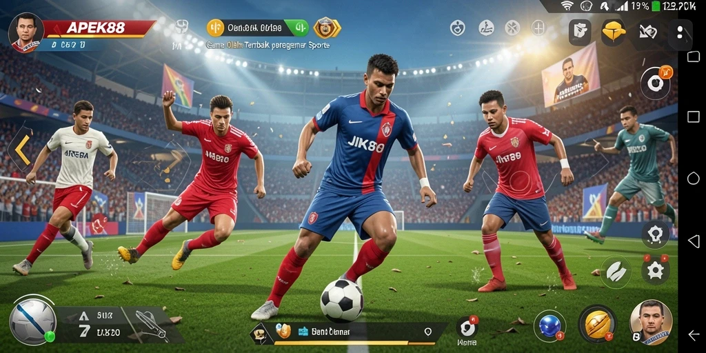 Tampilan menarik dari gameplay APEK88 yang seru dan kompetitif.