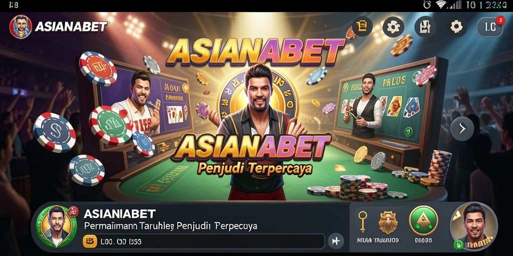 Tampilan gameplay menarik dan interaktif ASIANABET.