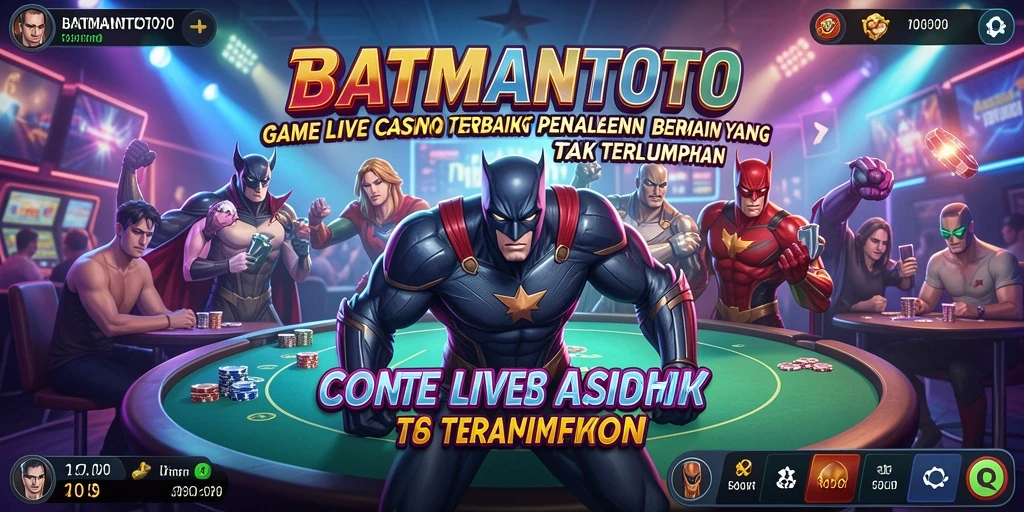 Tampilan gameplay Live Casino di BATMANTOTO yang menarik.