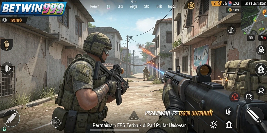 Tampilan gameplay BETWIN999 yang mendebarkan dan penuh aksi.