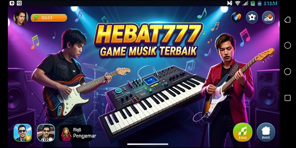 Gameplay HEBAT777 yang seru dan interaktif untuk penggemar musik.