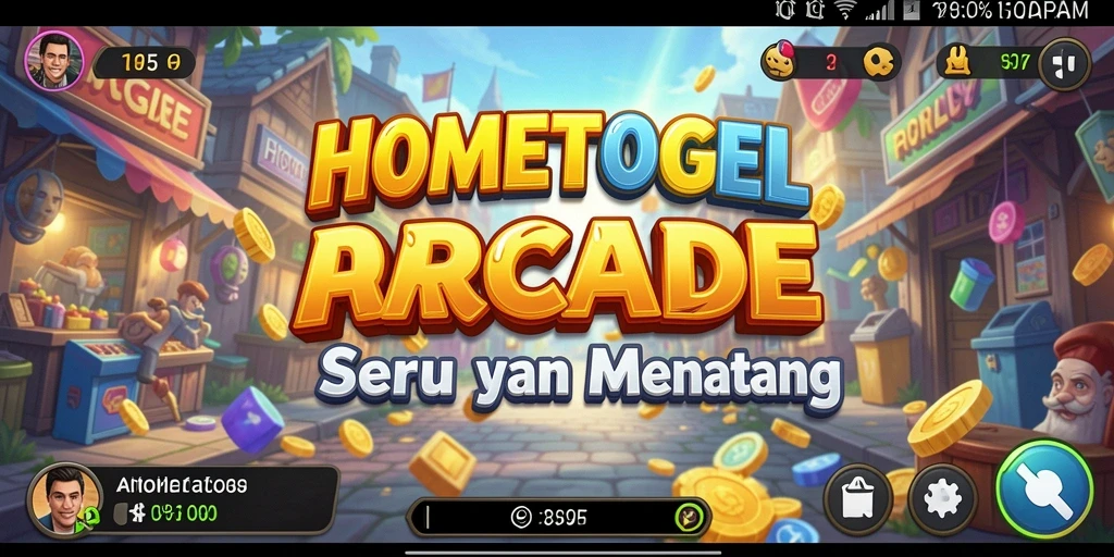 Tampilan gameplay HOMETOGEL yang seru dan penuh tantangan.