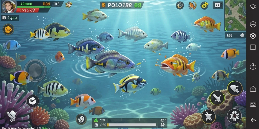 Gameplay menembak ikan yang seru di POLO188.