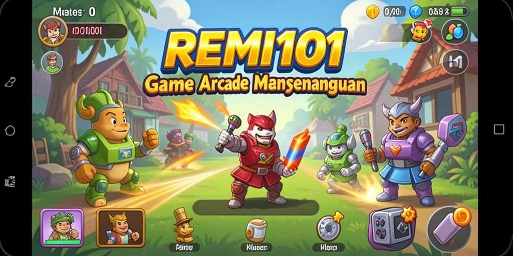 Tampilan gameplay REMI101 yang menegangkan dan menyenangkan.