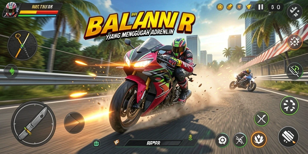 Gameplay RPRR yang menegangkan dan mendebarkan.