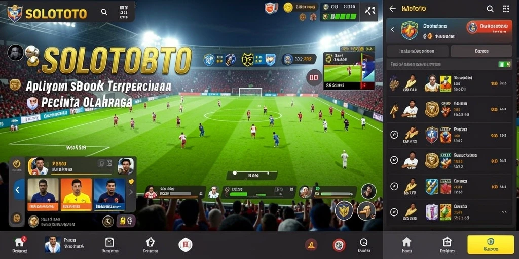 Tampilan gameplay menarik di aplikasi Sportsbook SOLOTOTO.