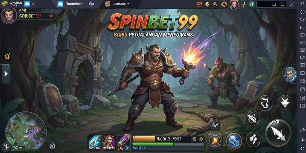 Tampilan gameplay seru dalam SPINBET99 dengan petualangan RPG yang mendalam.