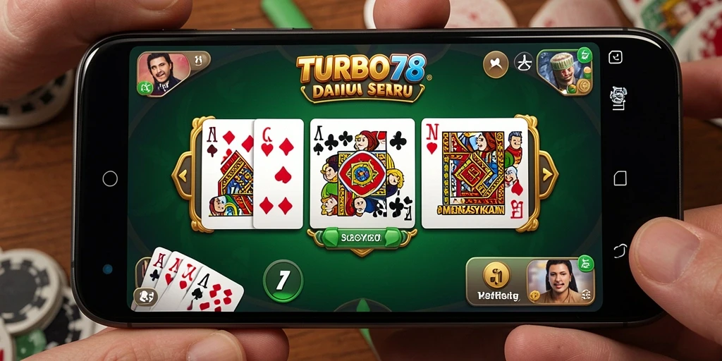 Screenshot TURBO78 menampilkan aksi seru permainan Domino.
